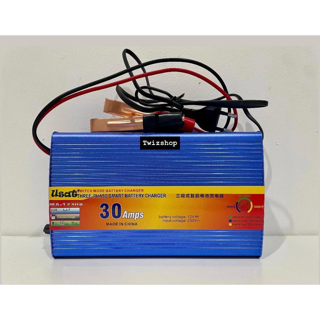 Charger Aki 12V 30A USAT / Charger Aki 12 Volt 30 Ampere USAT