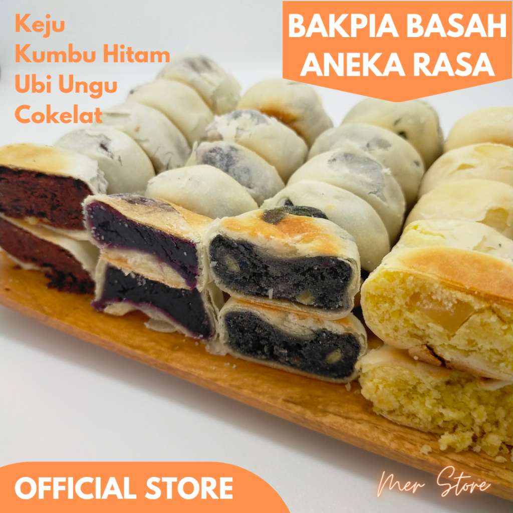 

Bakpia Basah aneka rasa isi 20pcs/ merstore /oleholehjogja