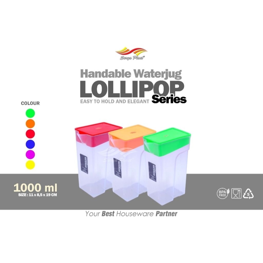 Handable Waterjug 1liter/1.5 Liter/Botol Plastik Kulkas/Botol Kulkas