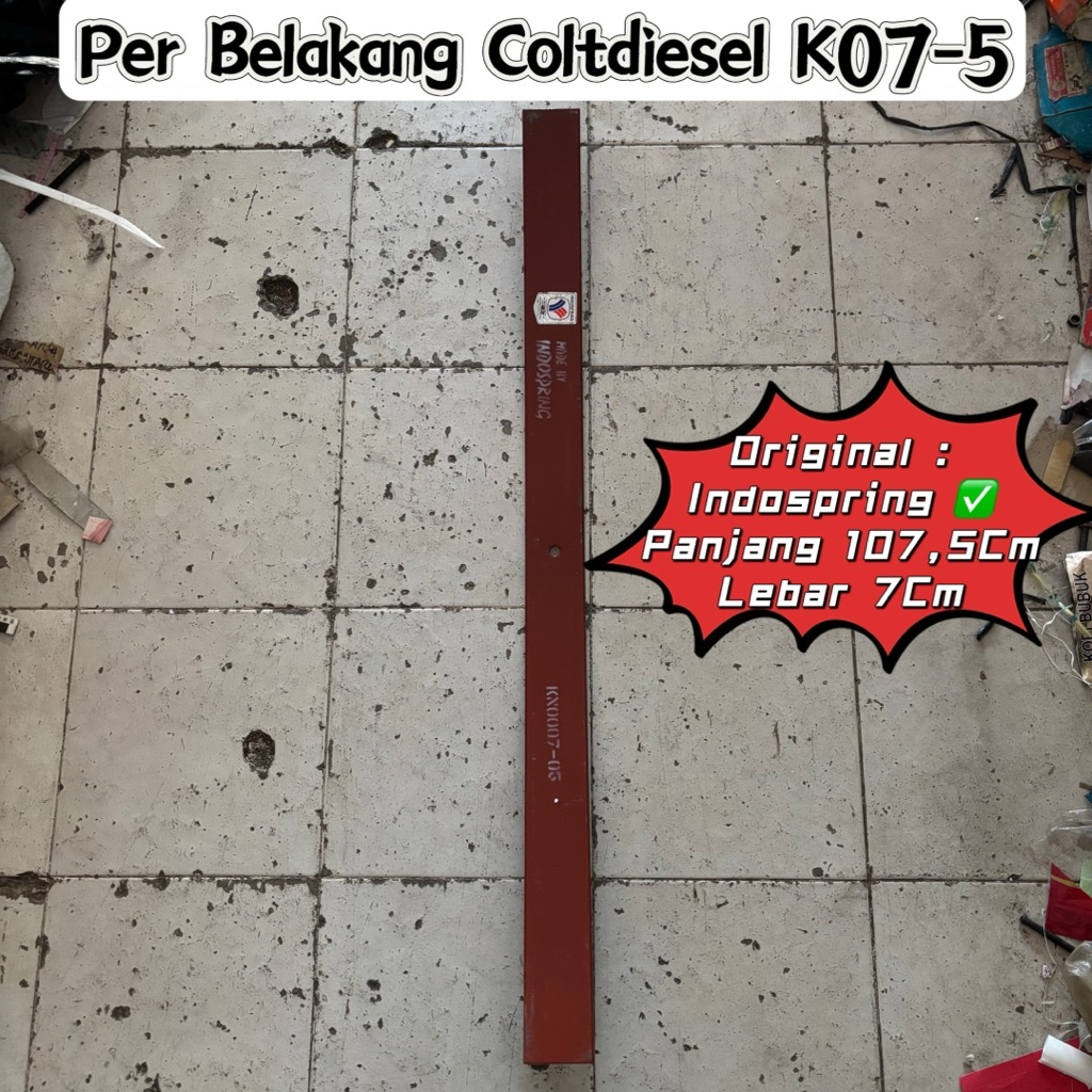 per belakang canter nomor 5 / K07 - 05 merk Indospring / per belakang coltdiesel nomer 5 / per daun 