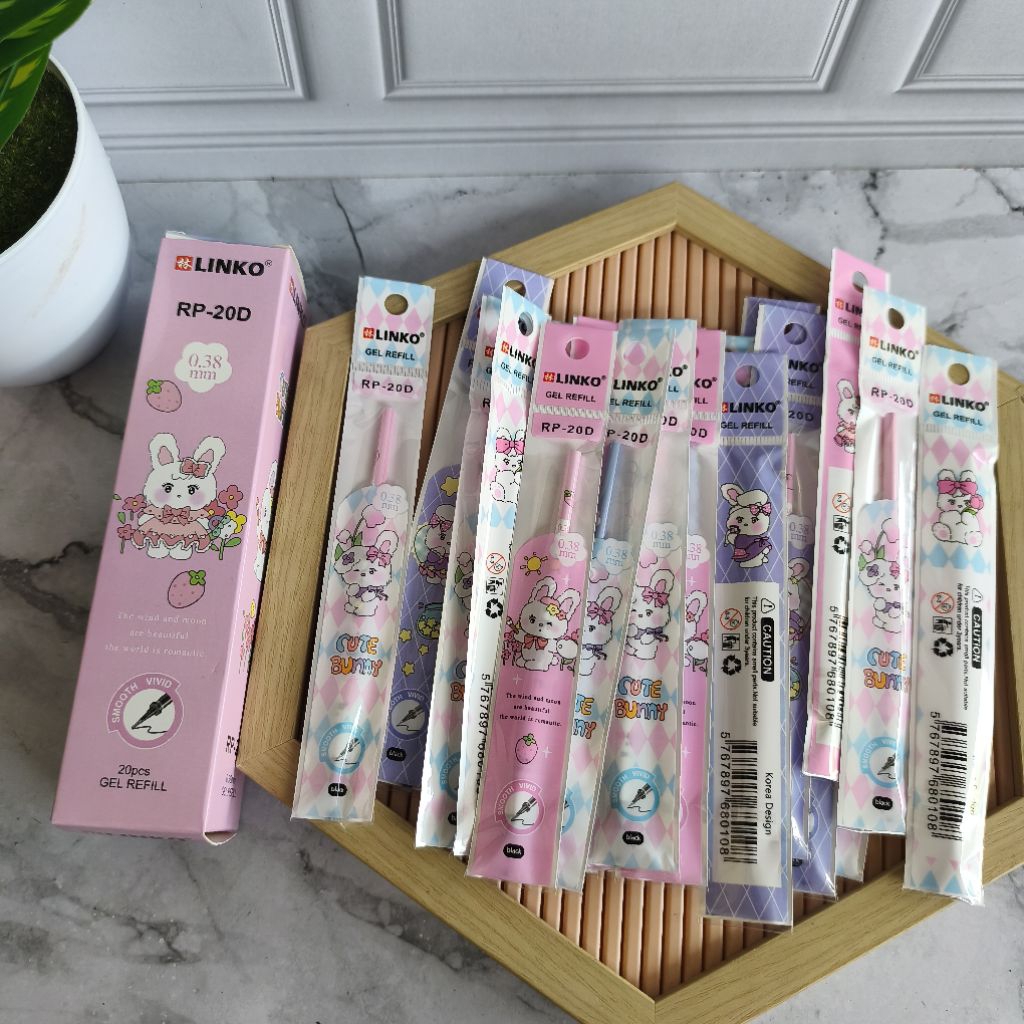 

Refill Pen Gel / Isi Bulpen 0.38 (20biji)