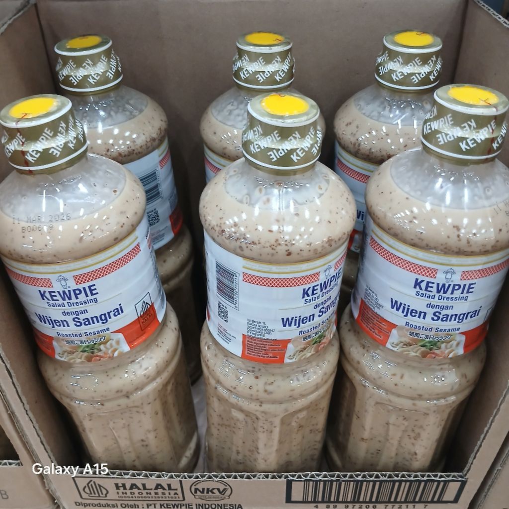 

Kewpie Salad Dressing Roasted Sesame / Wijen Sangrai 1L