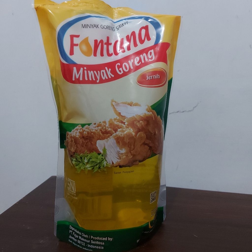 

Minyak Goreng Kelapa Sawit Fontana Jernih 950ml Refill