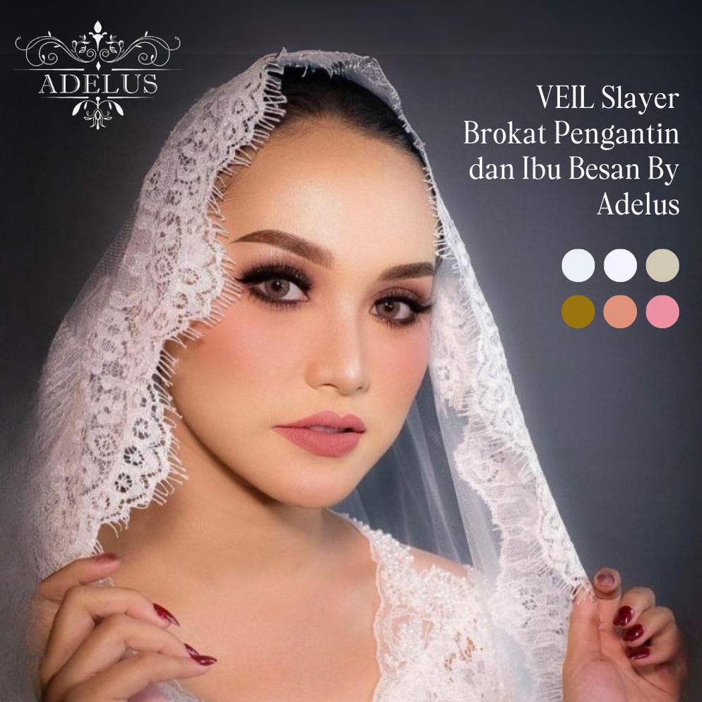 KODE J84Q VEIL Slayer Brokat Pengantin dan Ibu Besan By Adelus