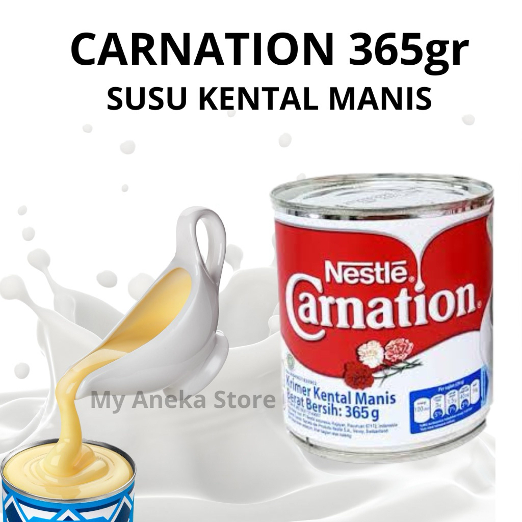 

CARNATION 365gr / SUSU KENTAL MANIS CARNATION / SUSU