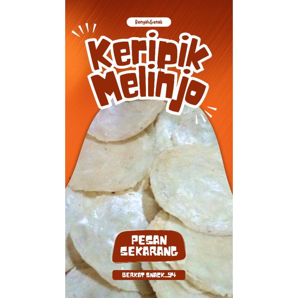 

keripik emping melinjo/emping melinjo kering/emping khas kebumen/emping melinjo 1kg