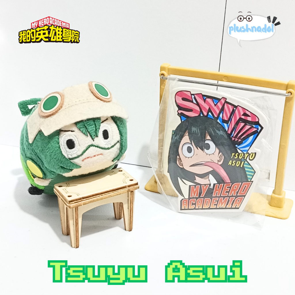 Boku No Hero Academia My Hero Academia BNHA MHA Mochi mochi Mascot & Nitotan - Deku, Tsuyu & Nine