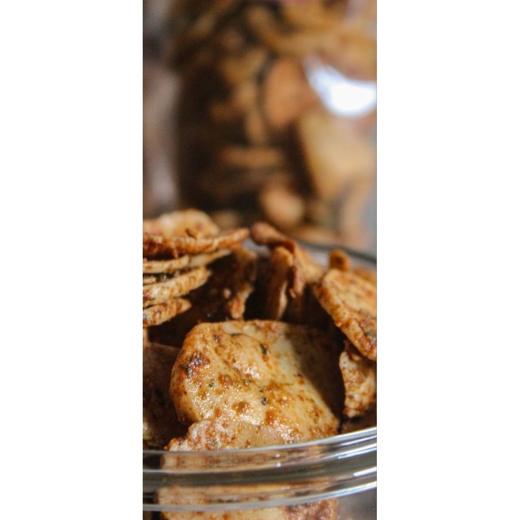 

Basreng Pedas 500gram daun jeruk