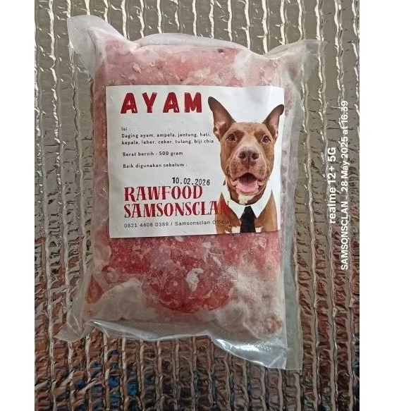 

Rawfood Ayam (500 gram)