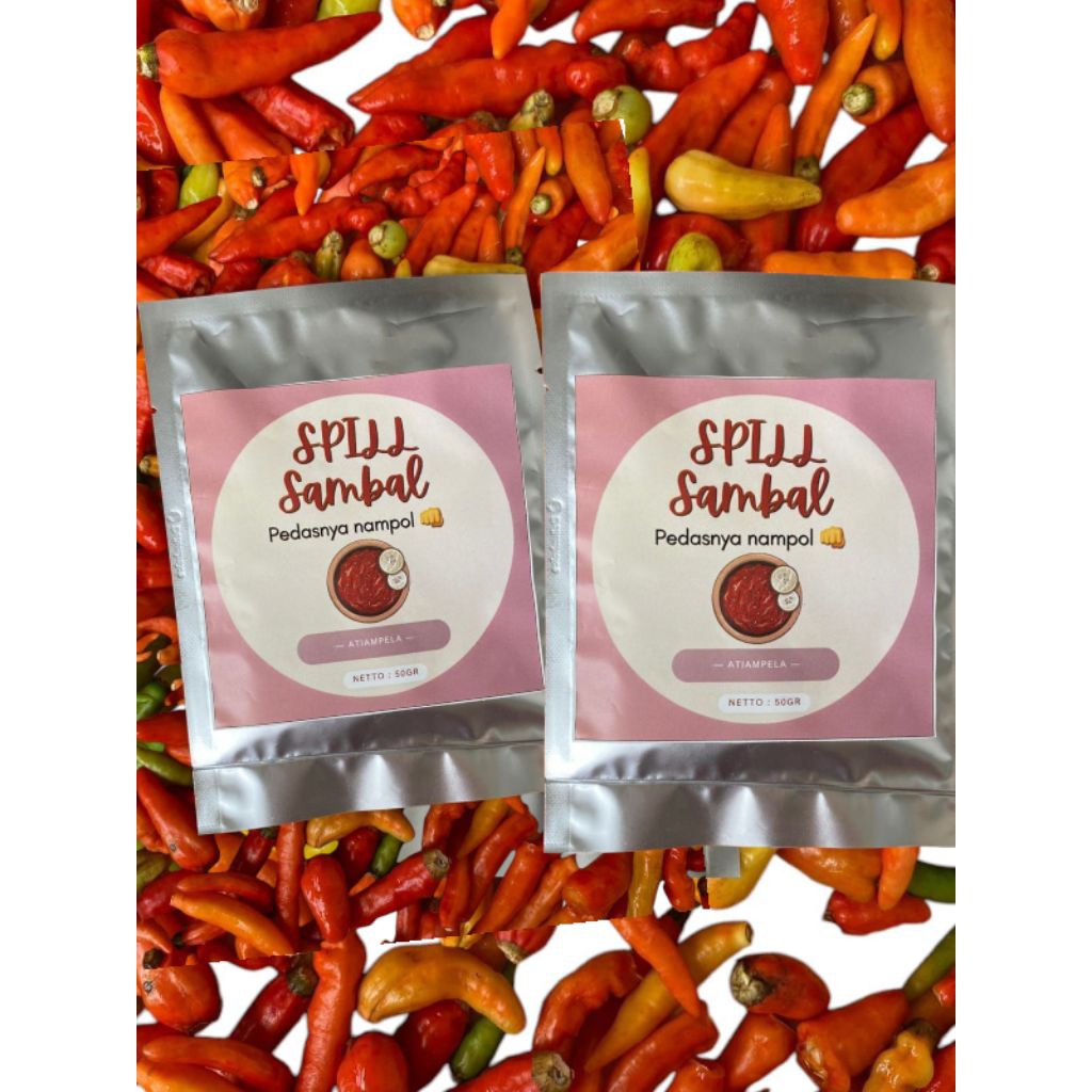 

SAMBAL SACHET ALL VARIANT 50GR+ 50GR BEST SELLER / SAMBAL HOMEMADE / SPILL SAMBAL / SAMBAL KELUARGA TANPA PENGAWET
