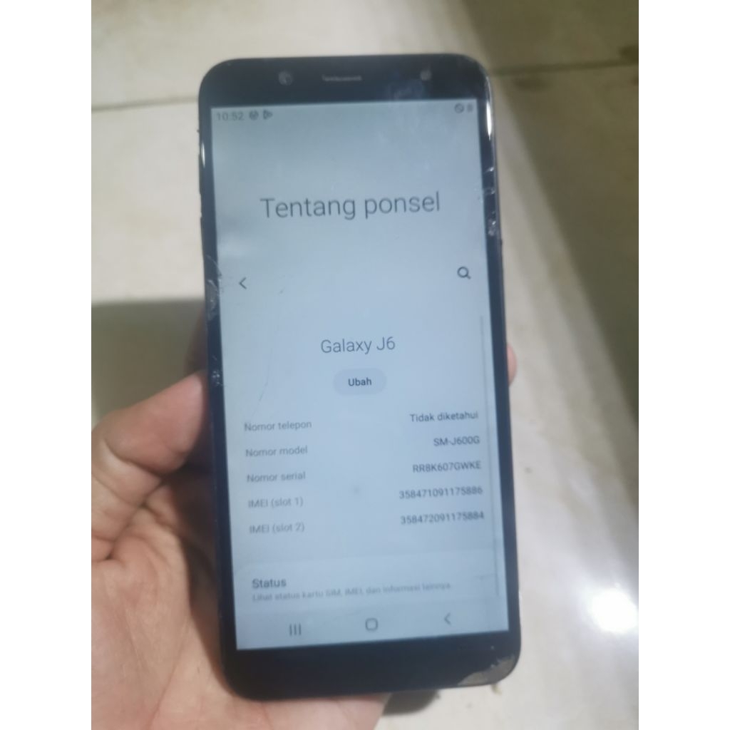 SAMSUNG J6 MINUSAN