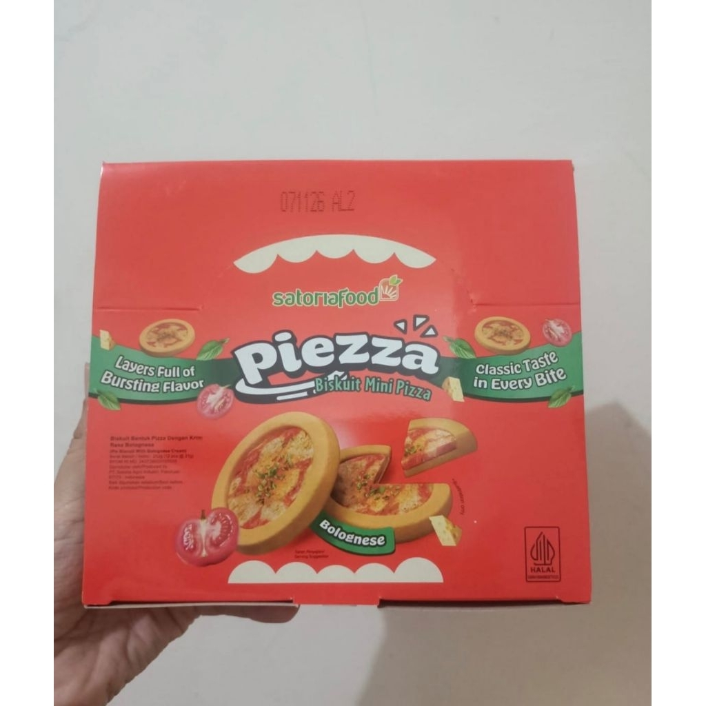 

PIEZZA BISKUIT MINI PIZZA 1BOX ISI 12PCS
