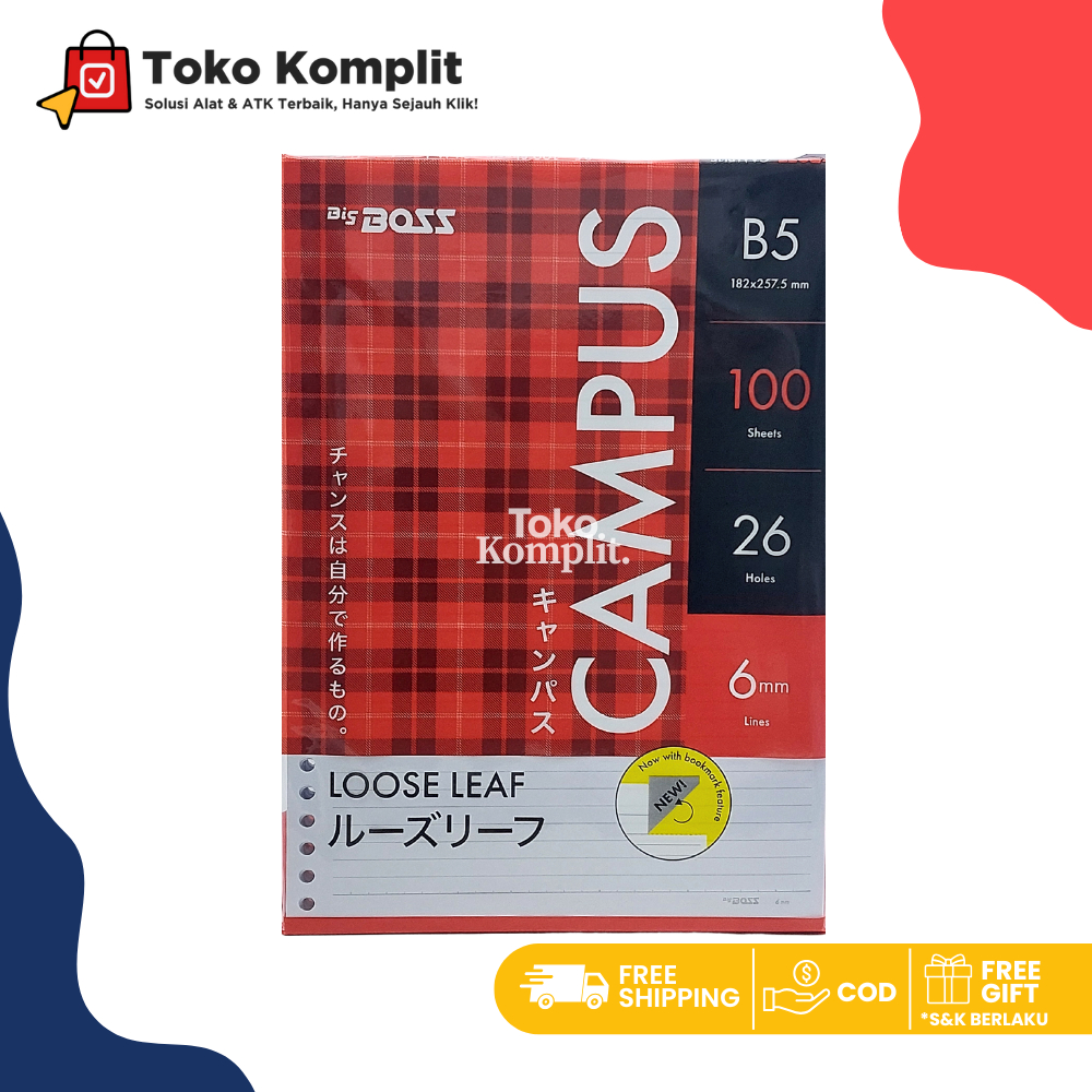 

Komplit - BigBoss Loose Leaf A5/B5 Bergaris