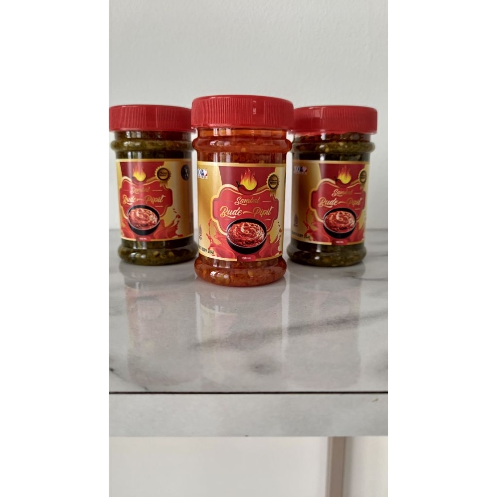 

Sambal Bude Pipit - Paket 2 botol Sambal Ijo + 1 botol Sambal Bawang