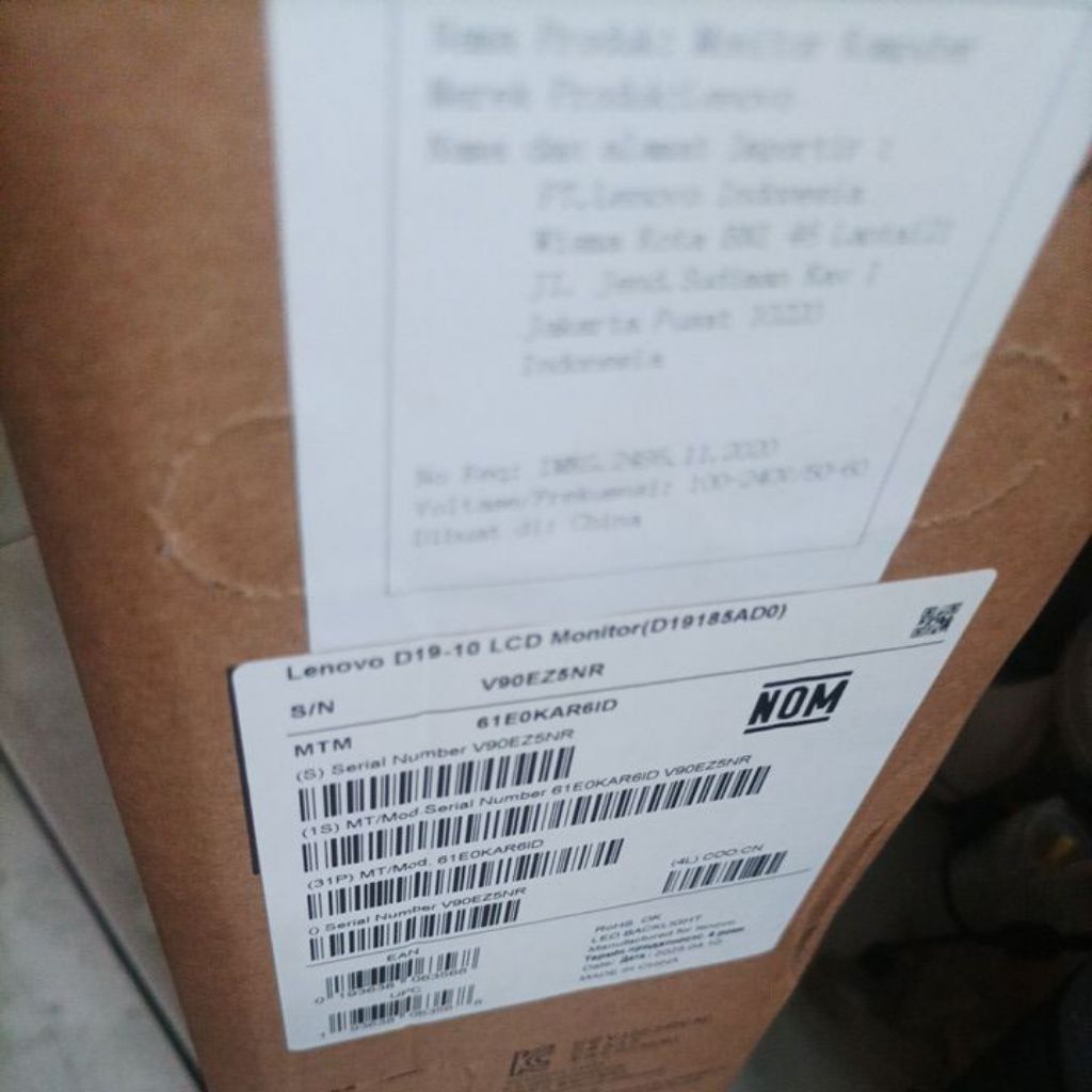 monitor lenovo 19inch 19 inch d19 10 hdmi