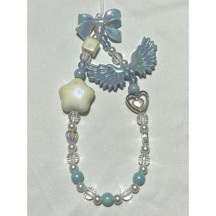 Phone Strap Blue Wings