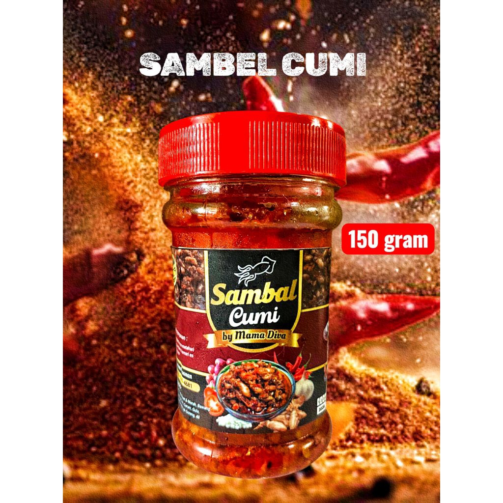 

Sambal Cumi/Ayam Suwir/Pete/Sambel Mama Diva 150 gr