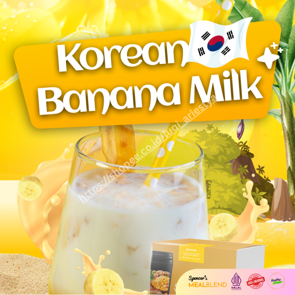 

Spencer's MealBlend - 1 Box 15 Sachet Korean Banana Milk
