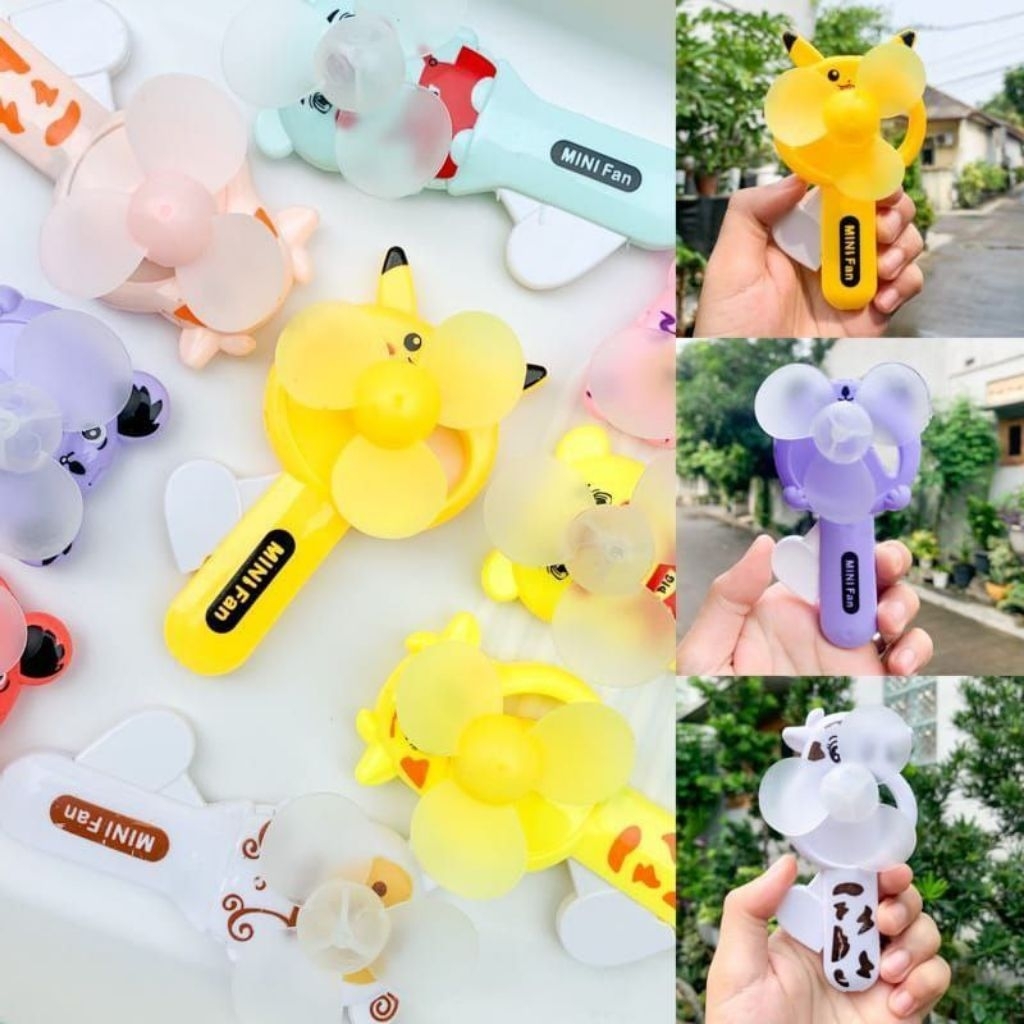 kipas tangan mini manual - kipas tangan pompa mini