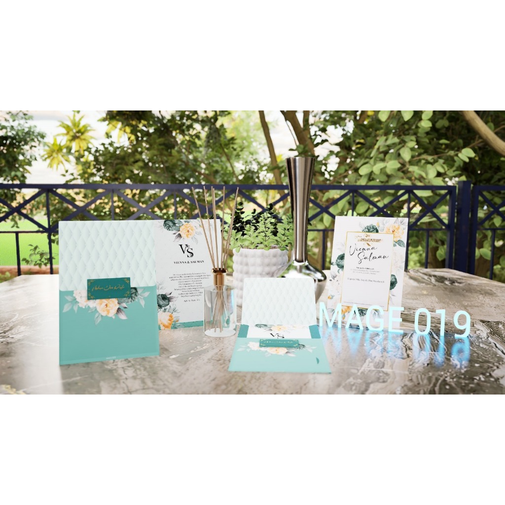 MAGE 19 (Amplop + Isi) Blangko Undangan | Undangan Murah