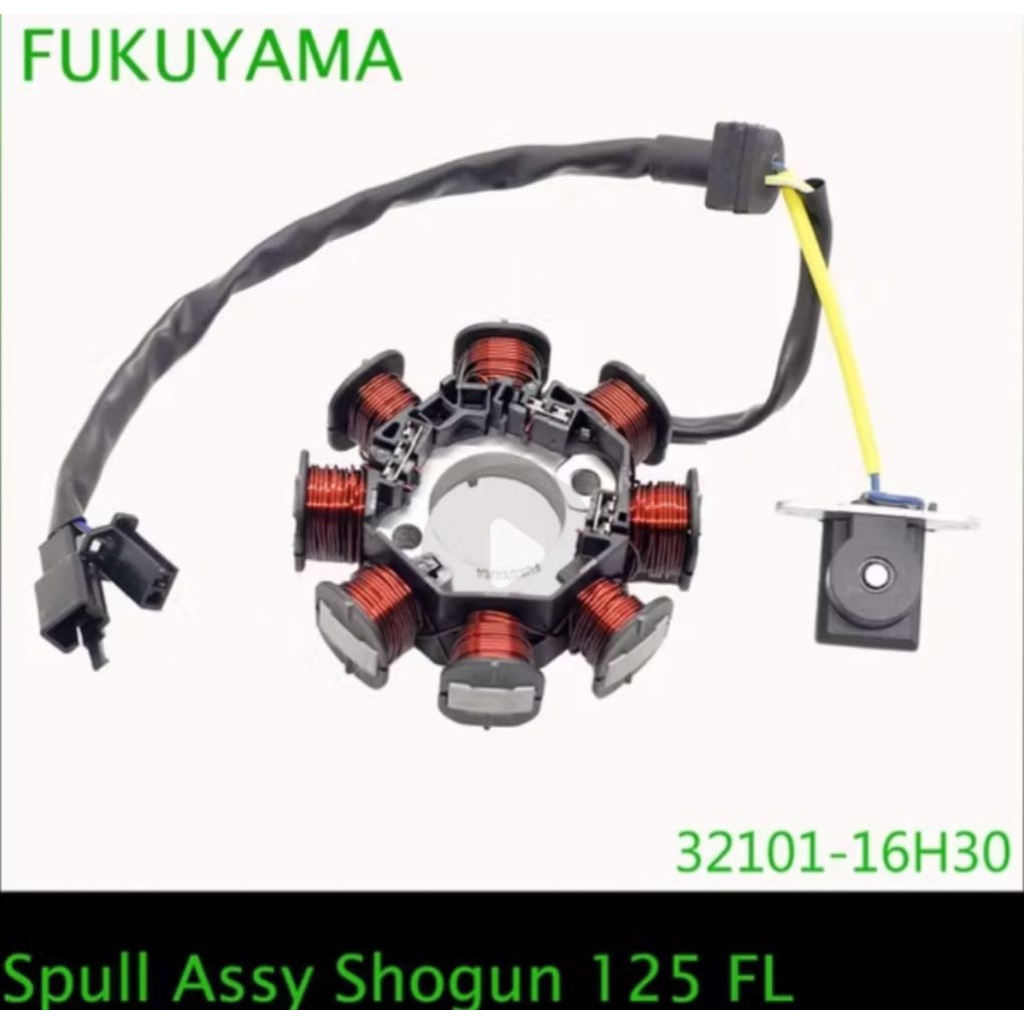 SPUL SPOL STATOR ASSY SHOGUN 125 FL NR RR FUKUYAMA
