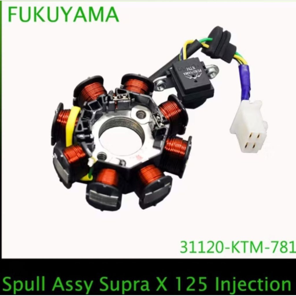 SPUL SPOL STATOR ASSY SUPRA X 125 FI INJEKSI KTM FUKUYAMA
