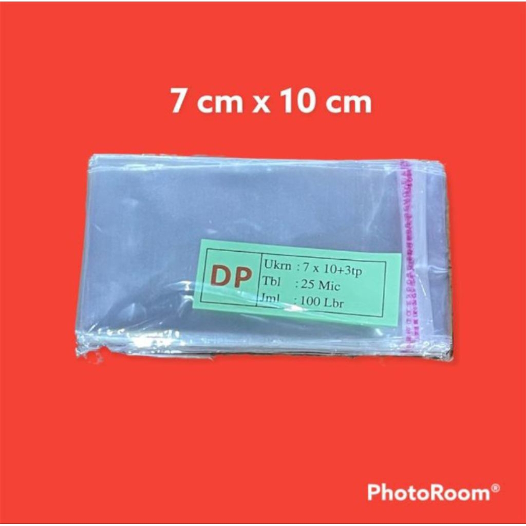 

Plastik OPP lem 7x10cm