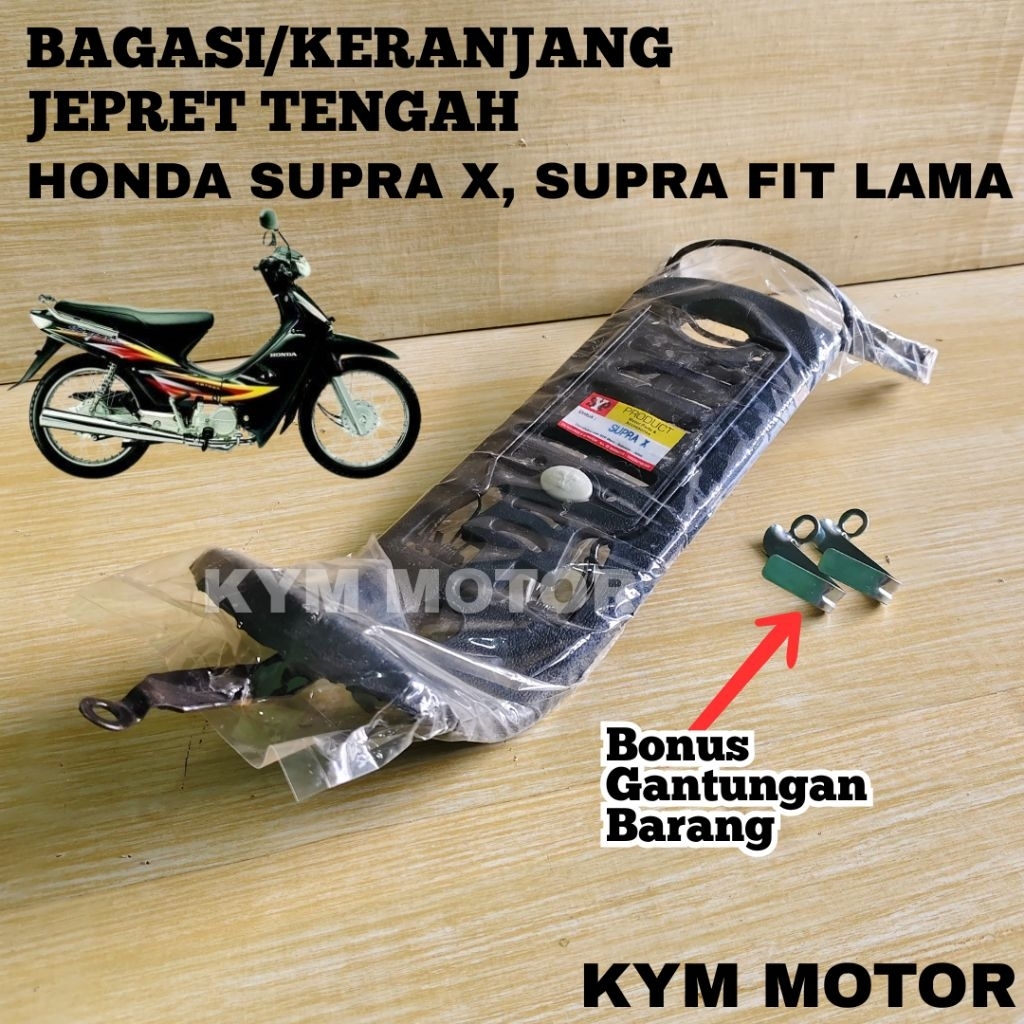 Rak Keranjang Bagasi Tengah Jepret Variasi Aksesoris Honda Supra X 100 Supra Fit Lama