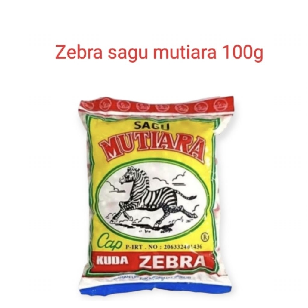 

Zebra Sagu mutiara 100g