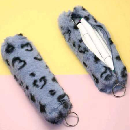 

Kotak Pencil Case Fur Tempat Pensil Bulu Soft Plush Pencase Tas Pensil Kosmetik/ Pouch Makeup Kecil
