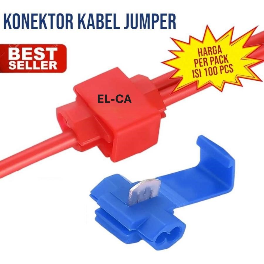 Konektor Klip Kabel Jumper Scotch Lock Penyambung Pengaman Kabel