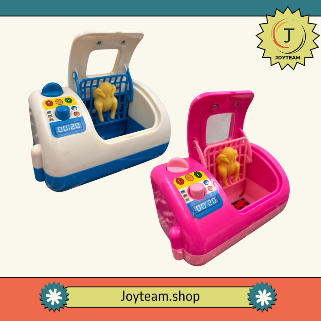 Mainan Oven Dapur Mini – Baterai – Warna Biru,Pink,dan Gold – Edukatif & Seru