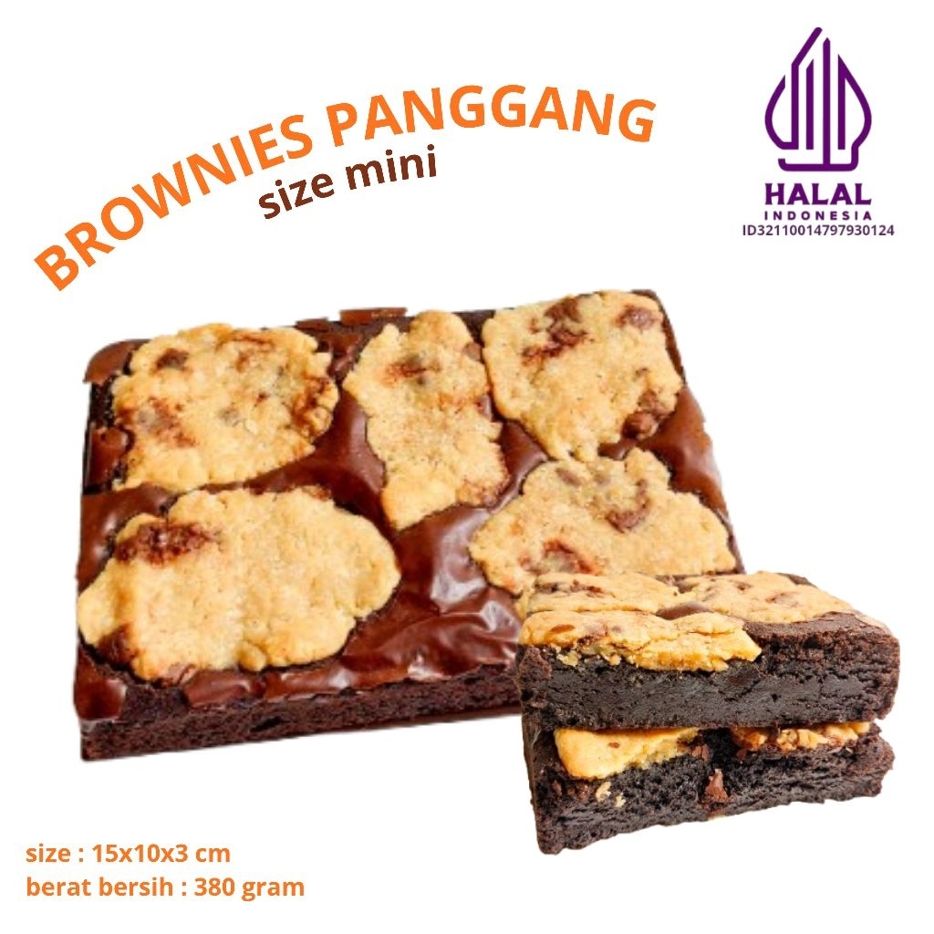 

PAPAREN BROWNIES PANGGANG TOPING | MINI SIZE