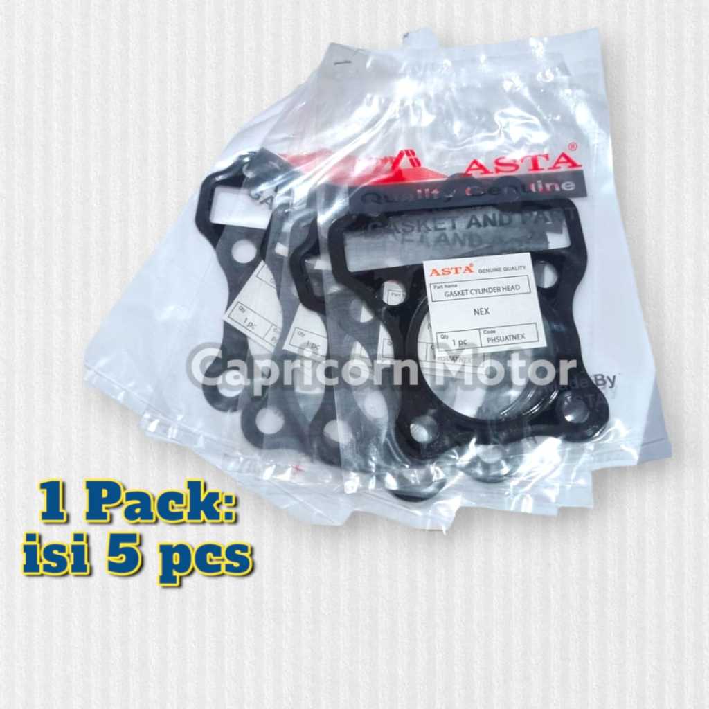 PAKING GASKET CYLINDER HEAD ATAS NEX LETS ADDRESS KARBU ASTA ISI 5 PACKING KOP