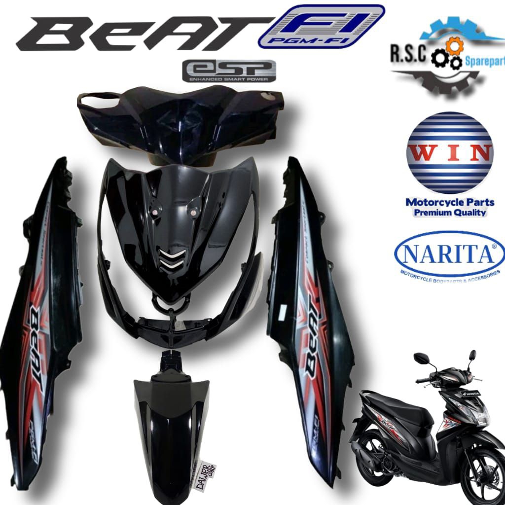 COVER BODY HONDA BEAT FI 2013_2015 FULL HALUS//BODY BEAT FULL HALUS