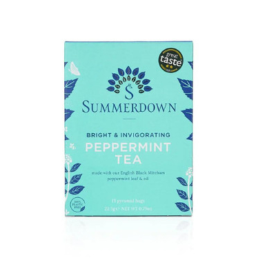 

SUMMERDOWN English Peppermint Pyramid Tea 15 Bags 22.5gr - Teh Herbal Segar 15 sachet