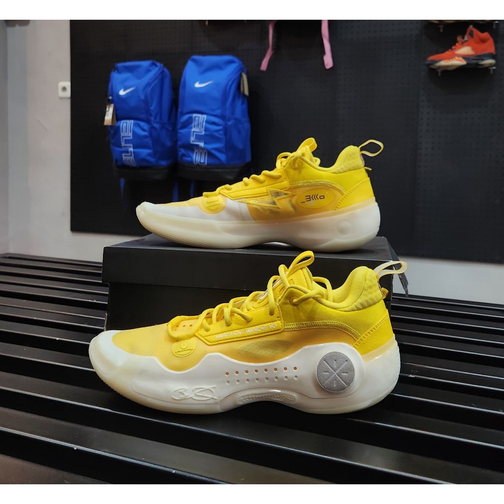 Sepatu Basket Li Ning WOW 10 Low Lakers Home