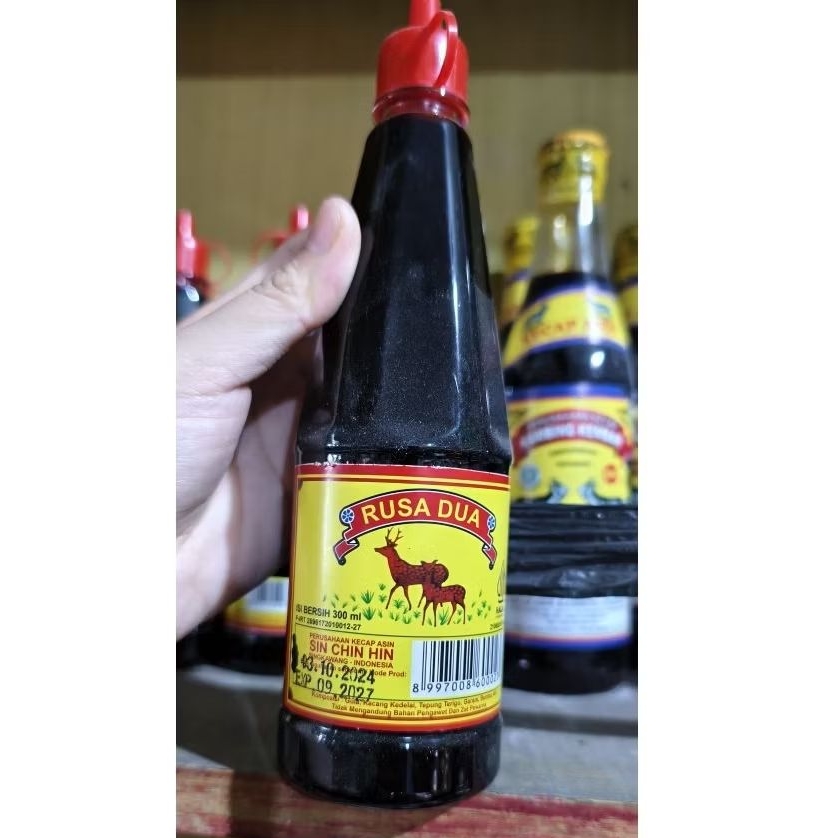 

kecap asin rusa dua / kecap 2 rusa no.1 Singkawang 300ml