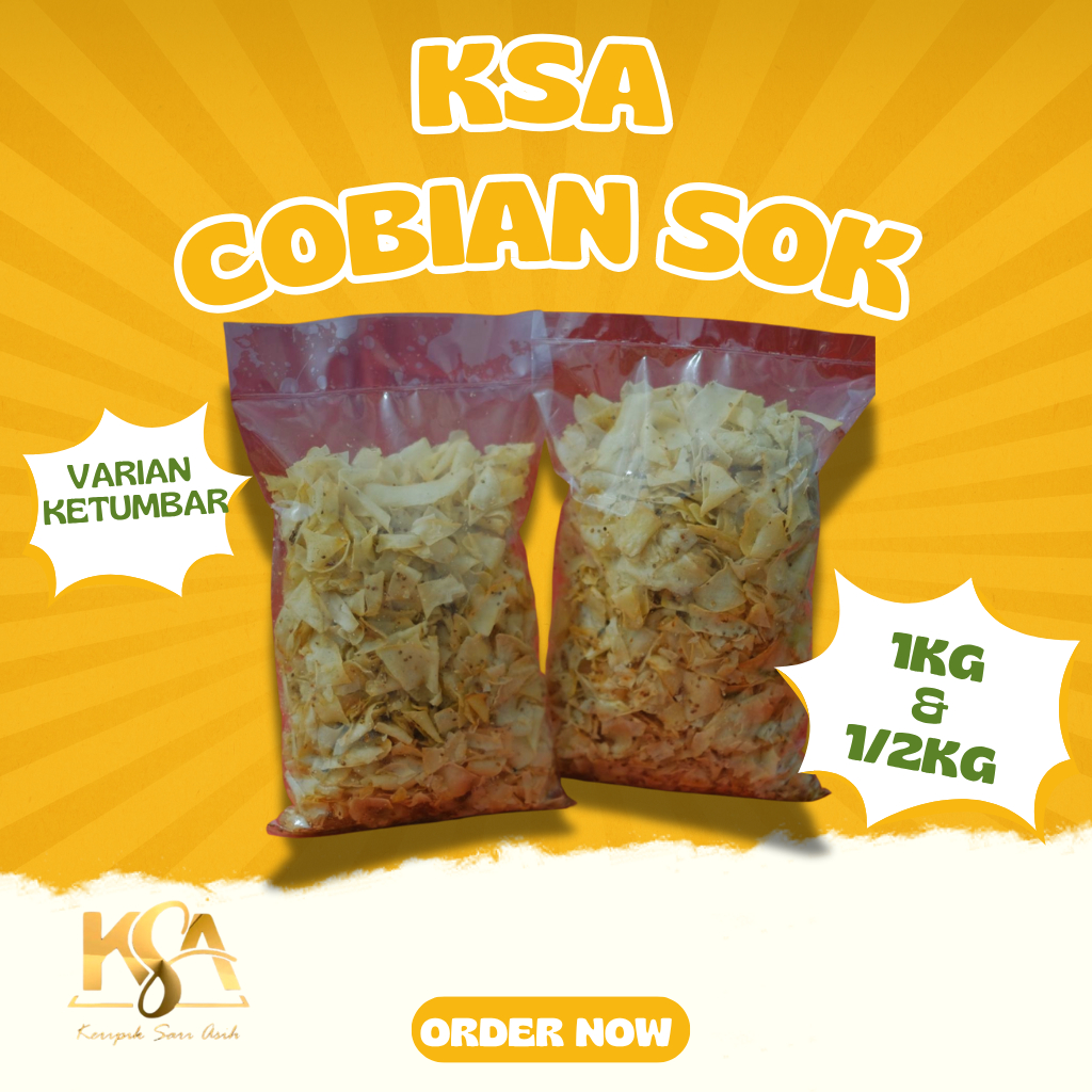 

Forcysn Keripik Singkong Kriwil Ketumbar Kemasan 1/2Kg & 1Kg