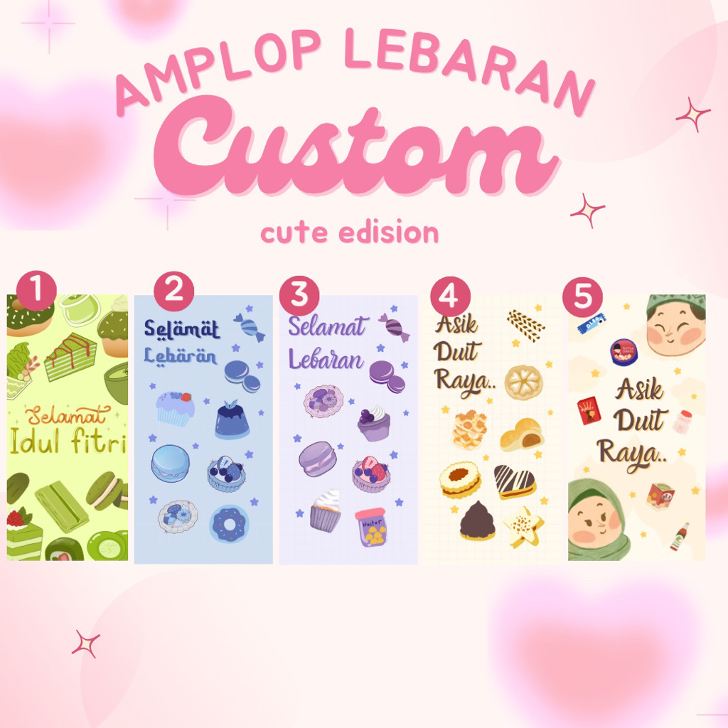 

Amplop custom lebaran lucu | amplop custom lebaran murah | amplop custom
