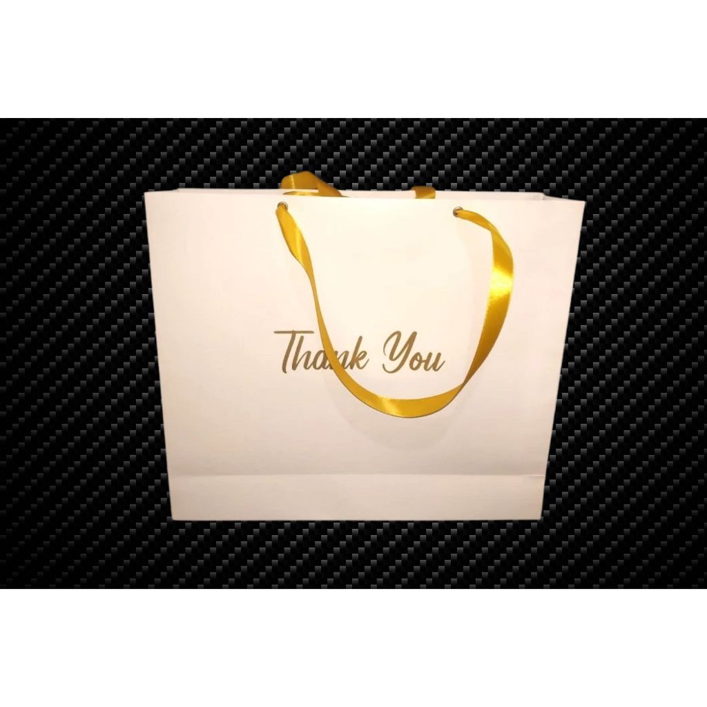 

Paper Bag Thank You Ukuran 35 Cm x 9 Cm x 30 Cm Bahan Ivory 250 gr