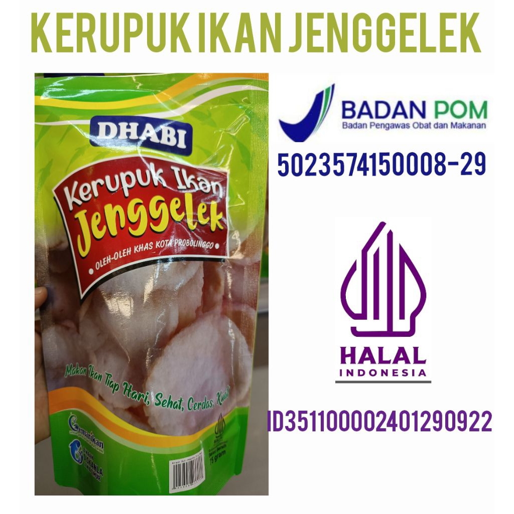 

KERUPUK IKAN JENGGELEK OLEH-OLEH KHAS PROBOLINGGO