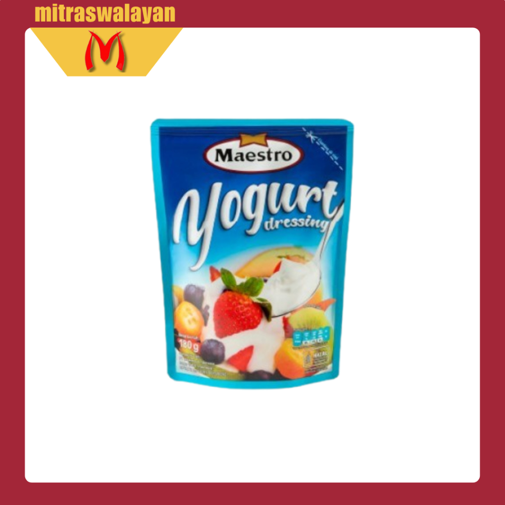 

MAESTRO Yogurt Dressing Kemasan Pouch 180 ml