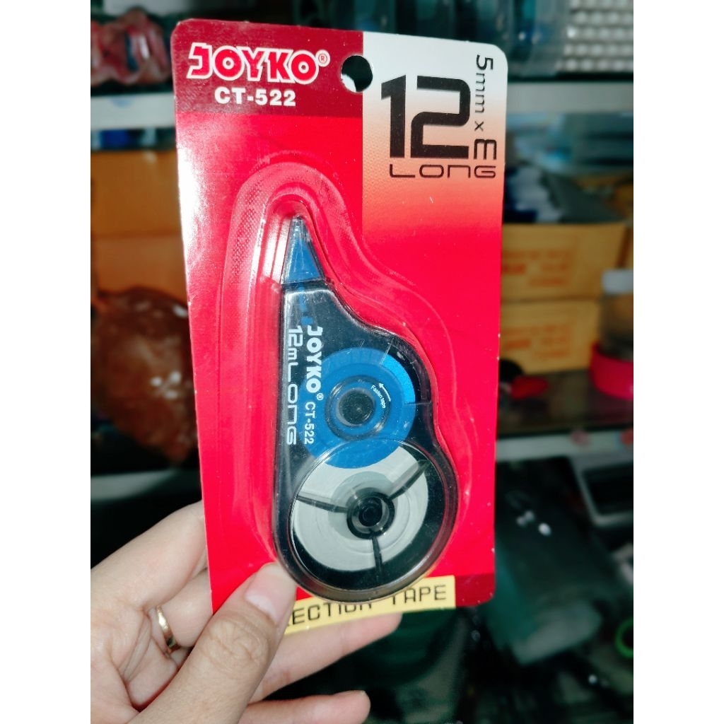 

1 pcs / tip ex kertas / correction tape / tip ex joyko / 9.5 cm × 4.8 cm