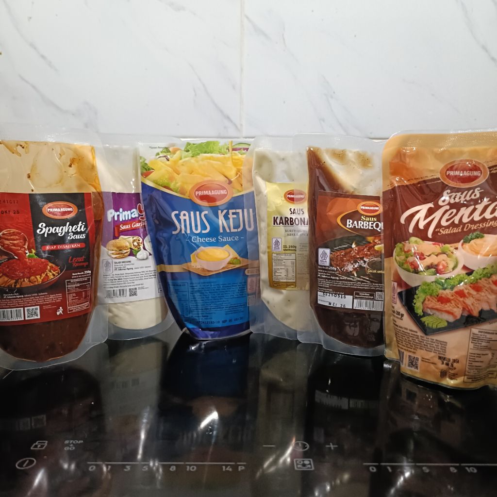 

Prima Agung Saus Mentai/Karbonara/Garlic/Saus Instan 250gr