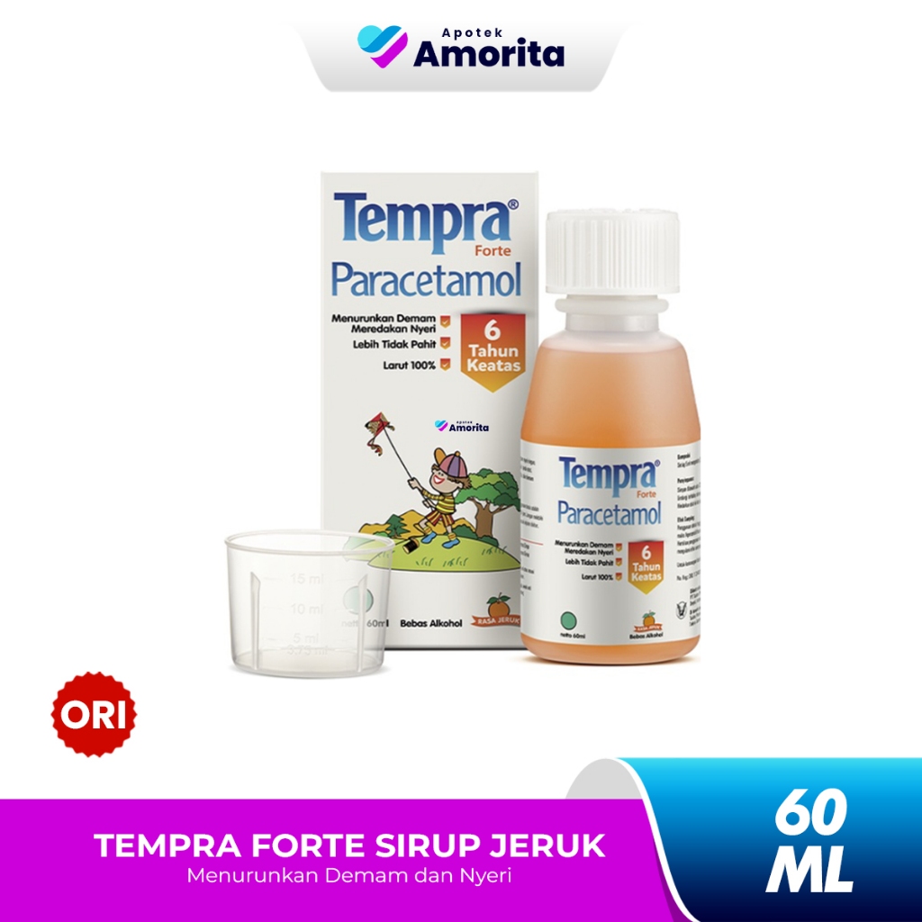 Tempra Forte Paracetamol Anak Rasa Jeruk 60ml