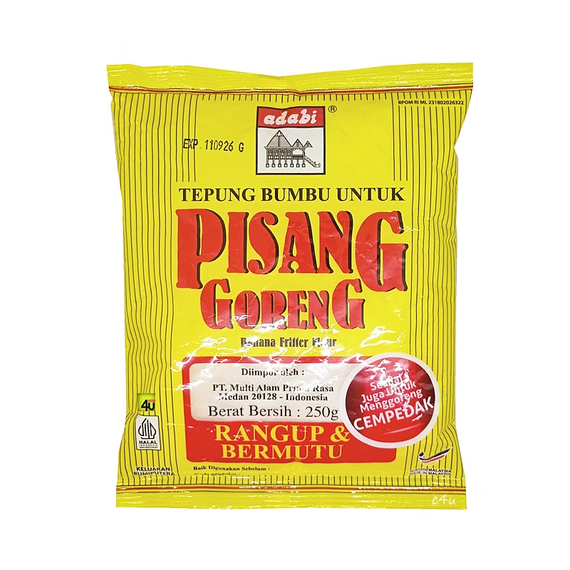 

Adabi - Tepung Bumbu Pisang Goreng - 250 gr