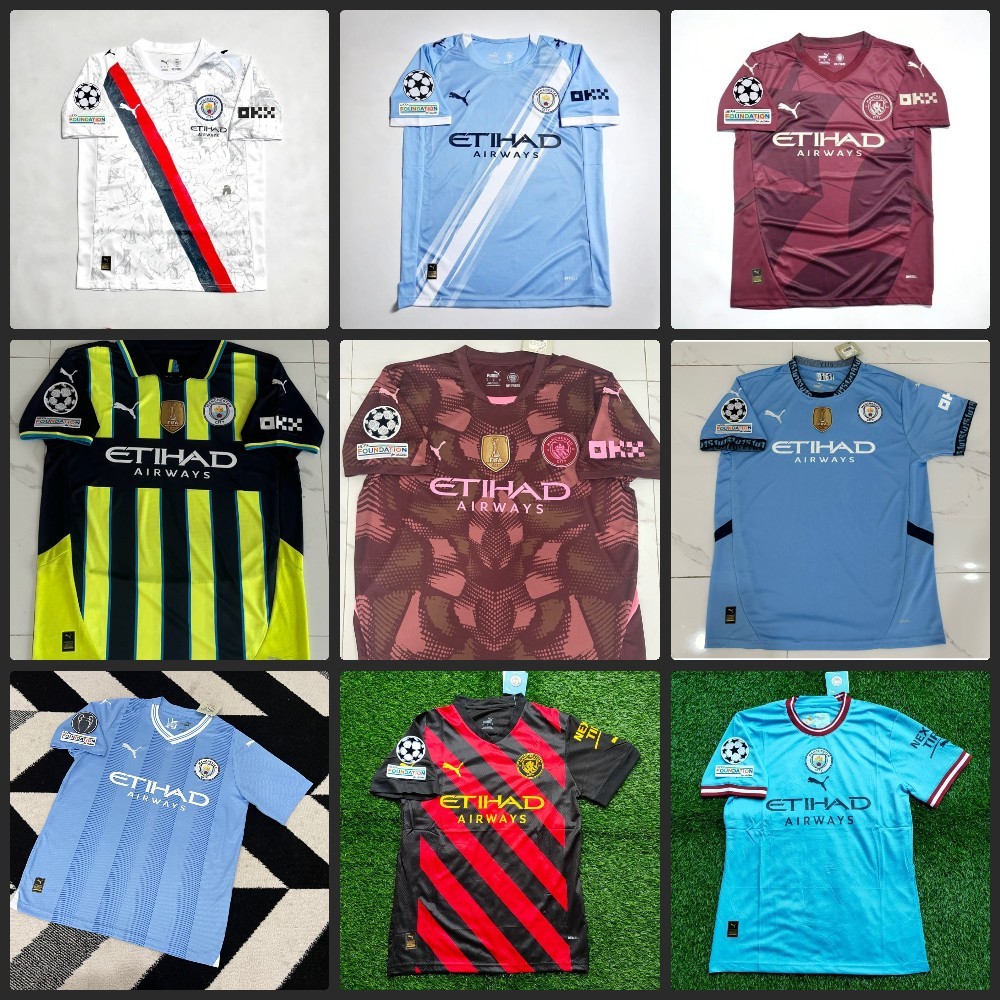 CITY HOME AWAY 3RD PATCH UCL JERSEY BAJU BOLA 2022 - 2026 GRADE ORI BIG JUMBO XXL 2XL XXXL 3XL XXXXL