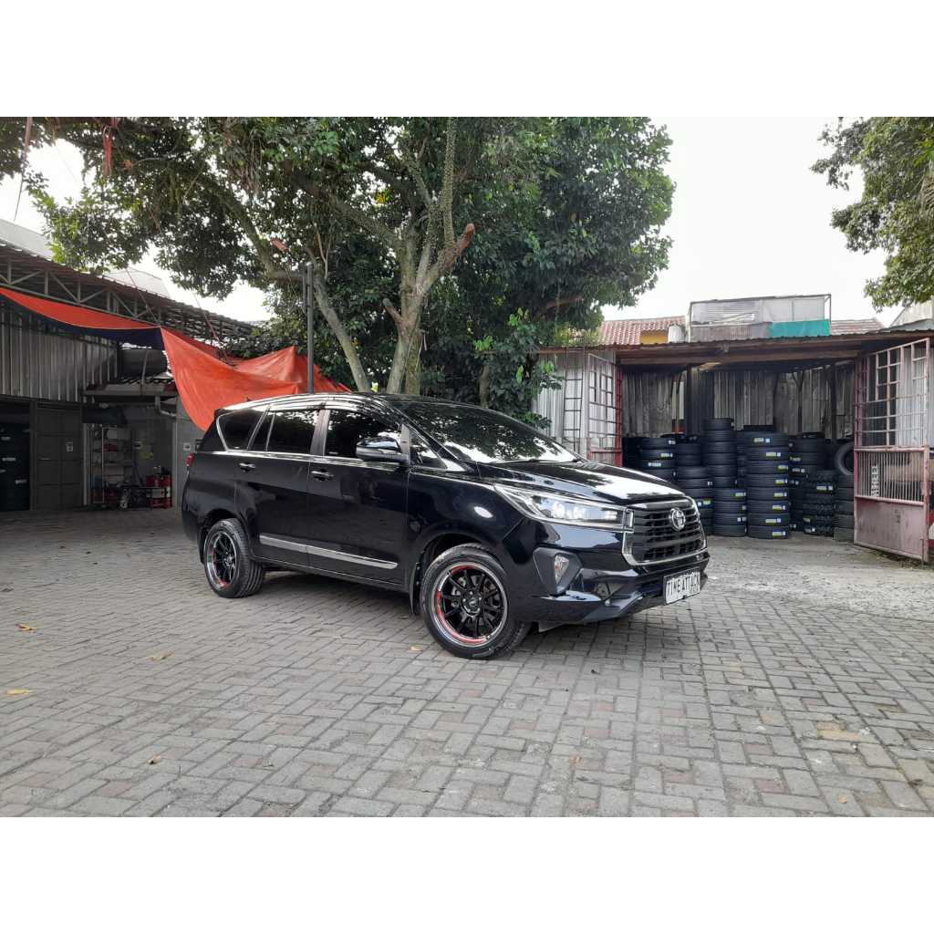 paket velg plus ban accelera 225 50 r18 untuk mobil inova use velg hsr toboali ring 18