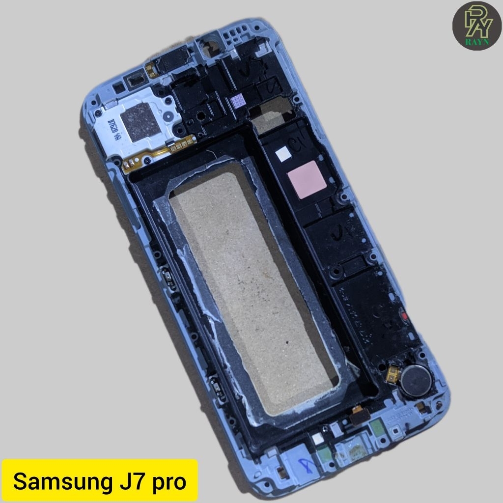 Frame lcd speaker Samsung J7 pro blue original copotan bergaransi